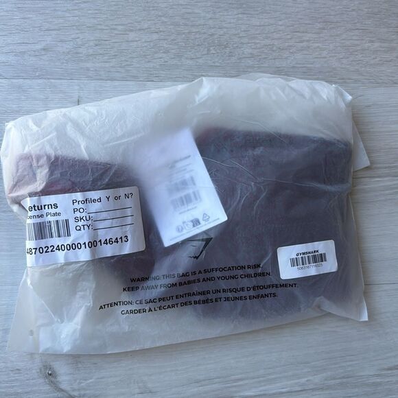 GYMSHARK MARL SEAMLESS SCOOP BRA SIZE S IN PLUM PINK MARL NWT - Picture 7 of 9